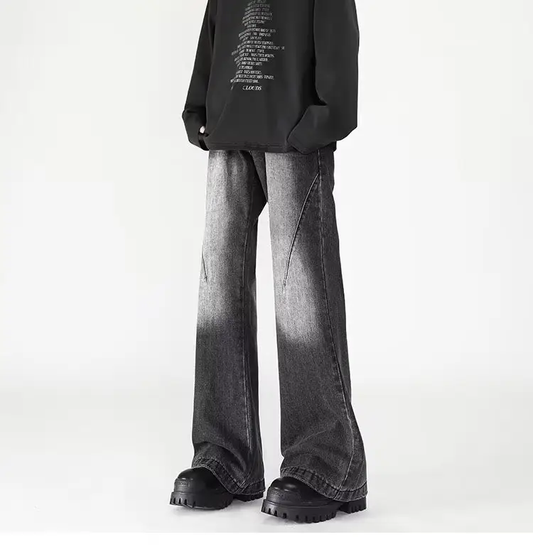 Wide Leg Jeans Men Retro Cleanfit Loose Autumn Winter — feature 24