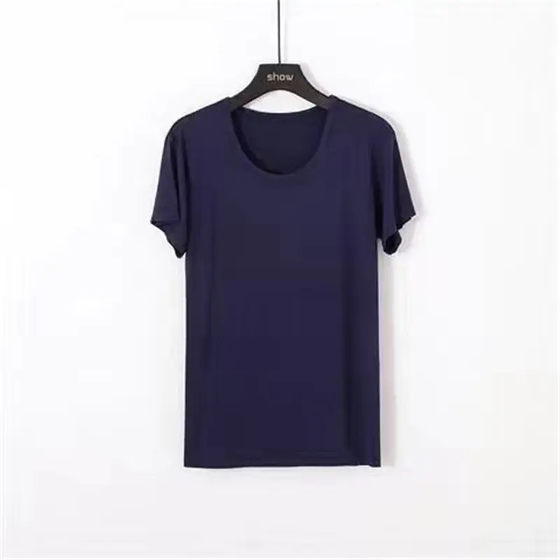 Men's Pure White V-Neck T-Shirt Summer Fit