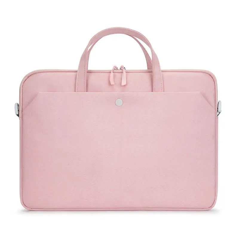 Pink Lightweight Laptop Bag 14" Portable Shoulder - Image 4