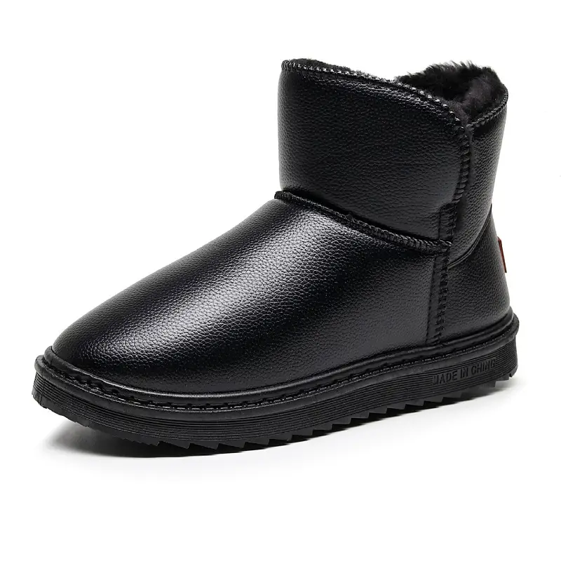 Women's Black Fleece Lined Snow Boots 2025 - Image 7