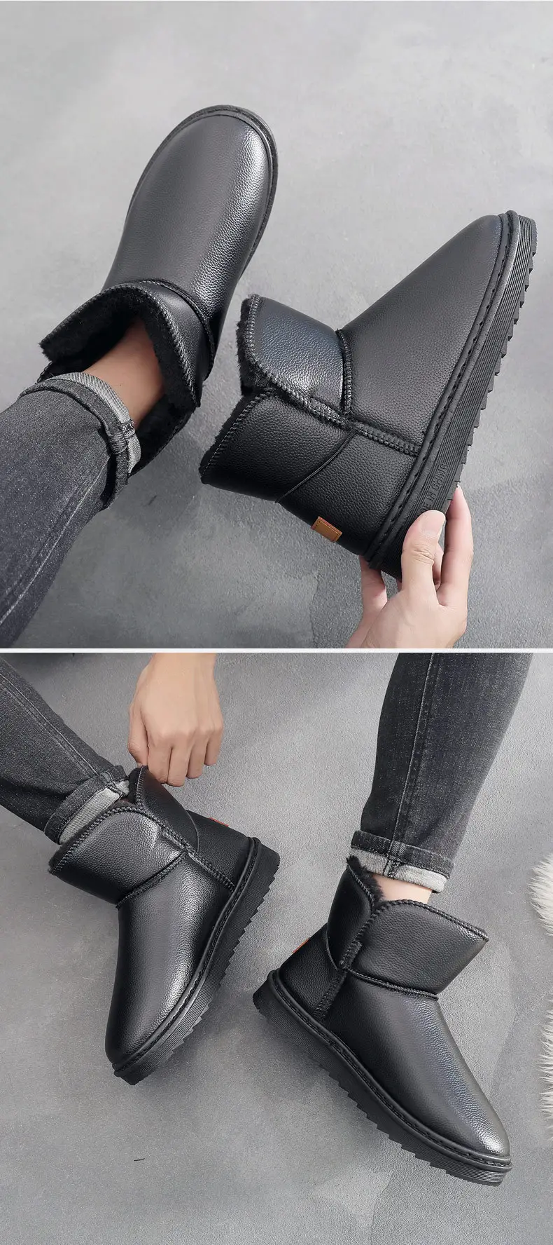 Women's Black Fleece Lined Snow Boots 2025 — feature 11