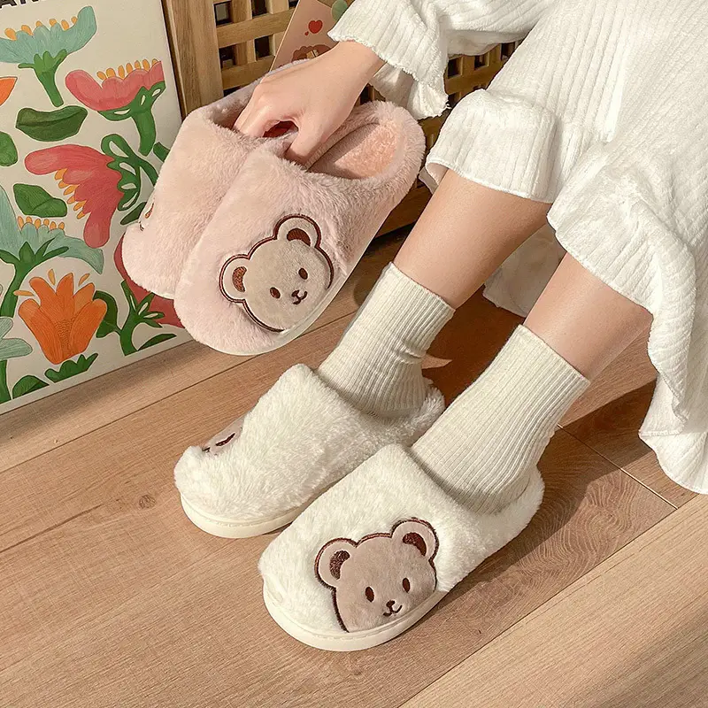 Cotton Slip-On Socks for Women Winter Warm Indoor - Image 34