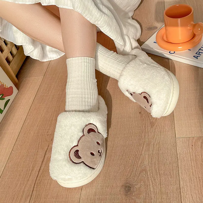 Cotton Slip-On Socks for Women Winter Warm Indoor - Image 35