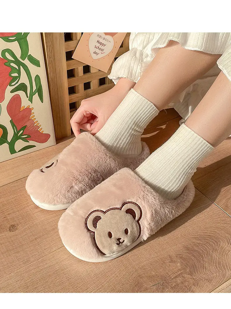 Cotton Slip-On Socks for Women Winter Warm Indoor — feature 14