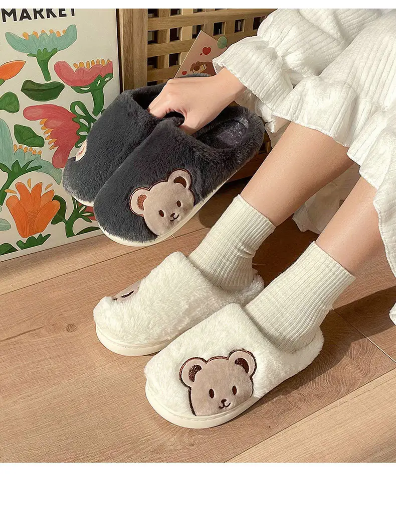 Cotton Slip-On Socks for Women Winter Warm Indoor — feature 17