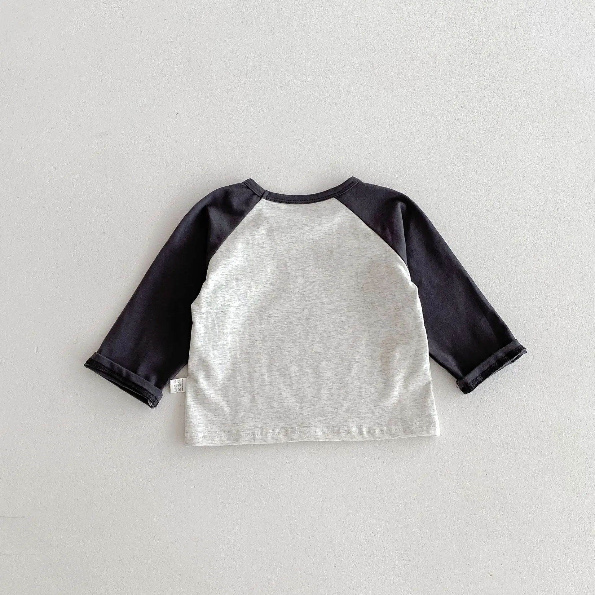 Boys Red White Raglan Sleeve T-Shirt Spring Autumn Korean Style — feature 13