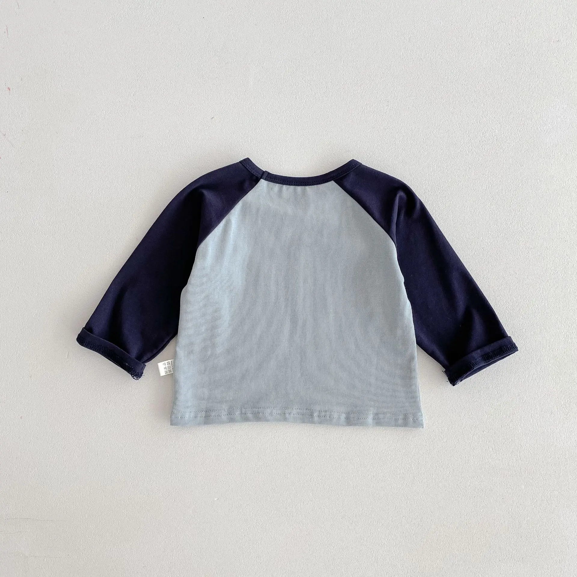 Boys Red White Raglan Sleeve T-Shirt Spring Autumn Korean Style — feature 17