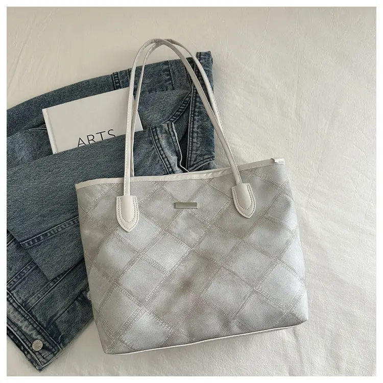 Vintage Rhombic Shoulder Bag for Women 2024 Autumn - Image 6
