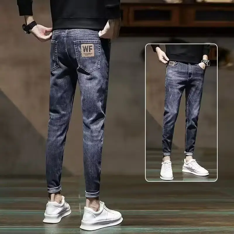Men Slim Fit Stretch Jeans 2024 New - Image 6