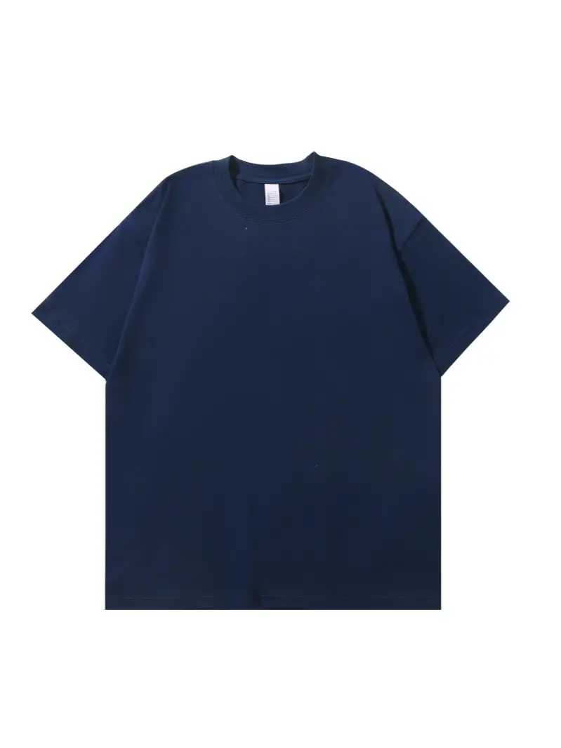 Men Black Cotton T-Shirt Oversized Loose Fit - Image 13