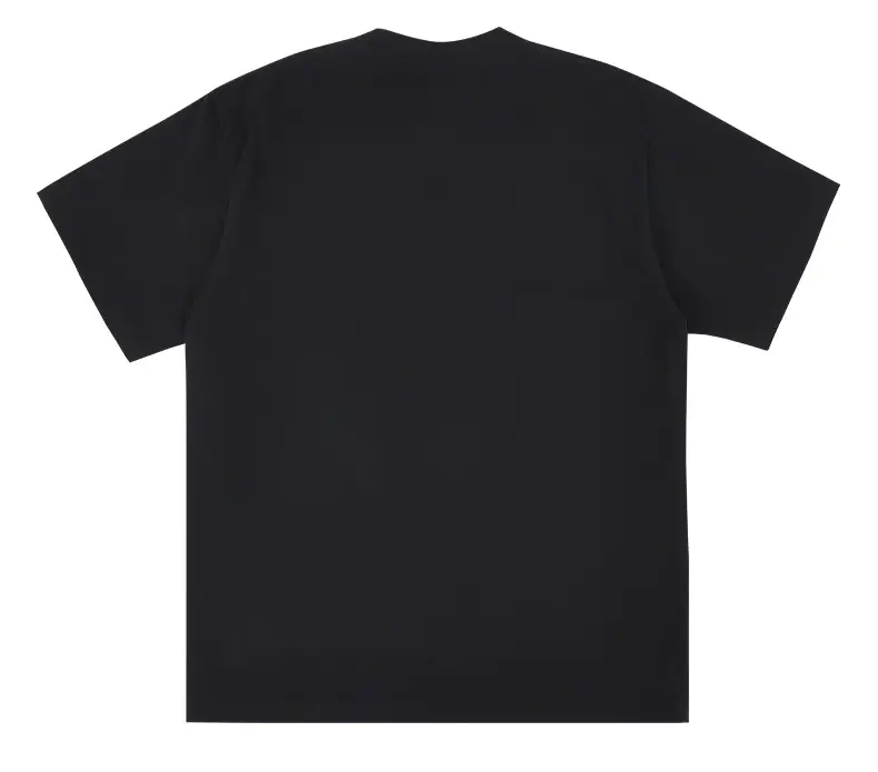 Men Black Cotton T-Shirt Oversized Loose Fit — feature 17