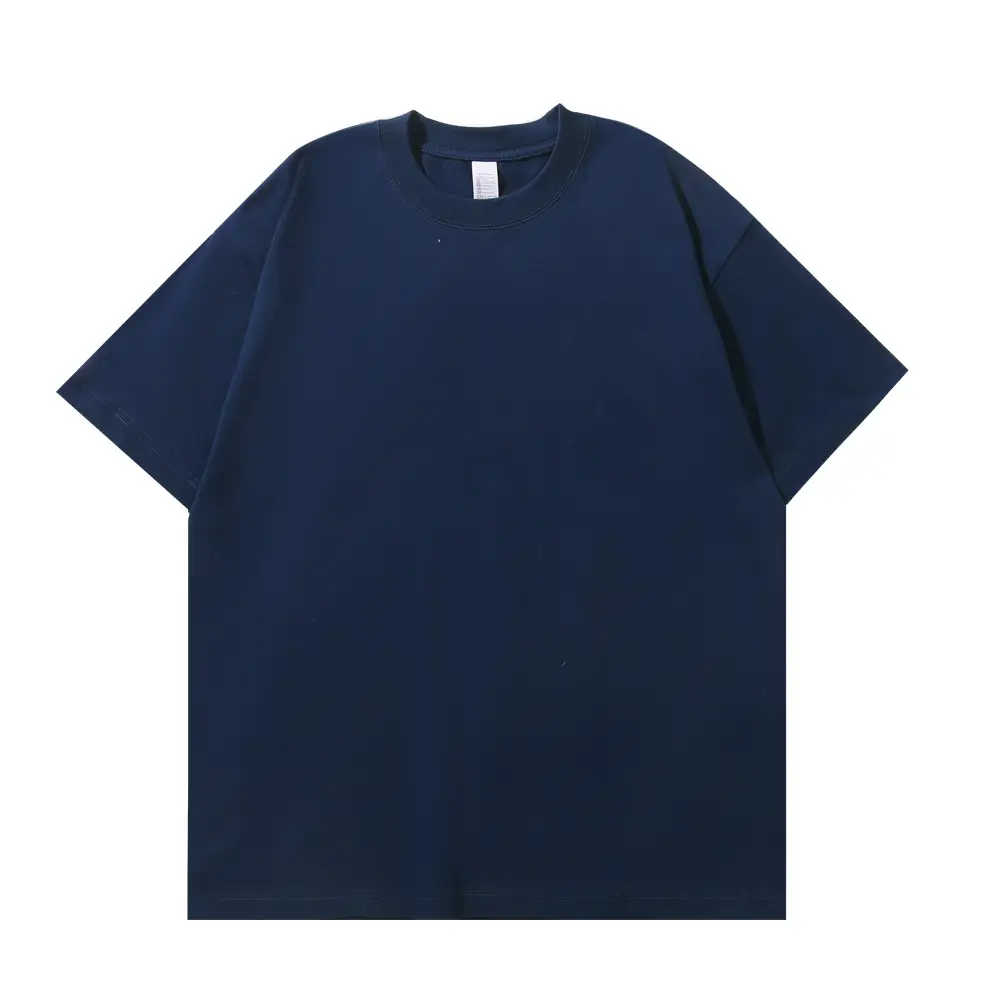 Men Black Cotton T-Shirt Oversized Loose Fit - Image 8