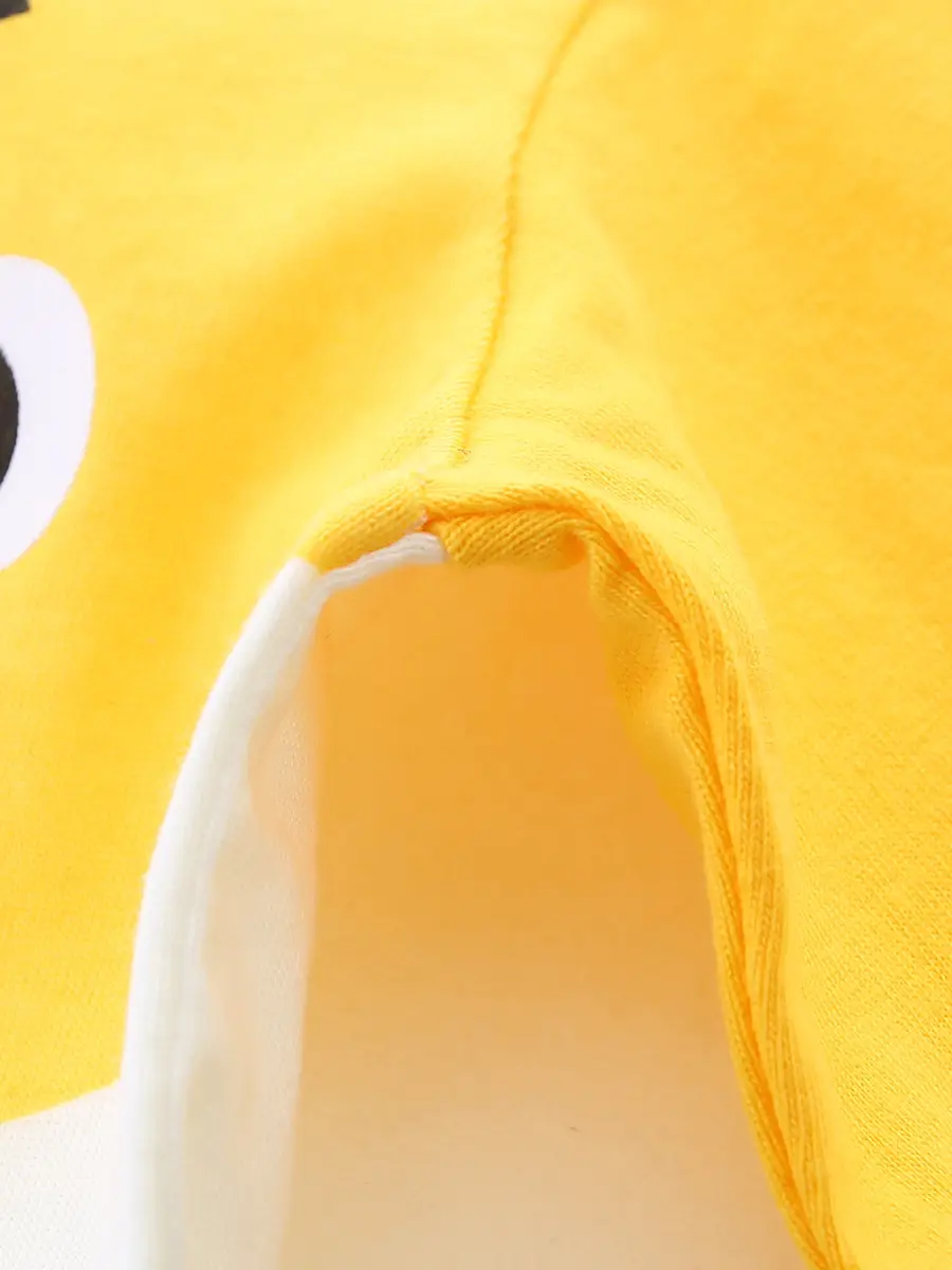 Yellow Cotton Boys T-Shirt Long Sleeve Mixed Batch - Image 6