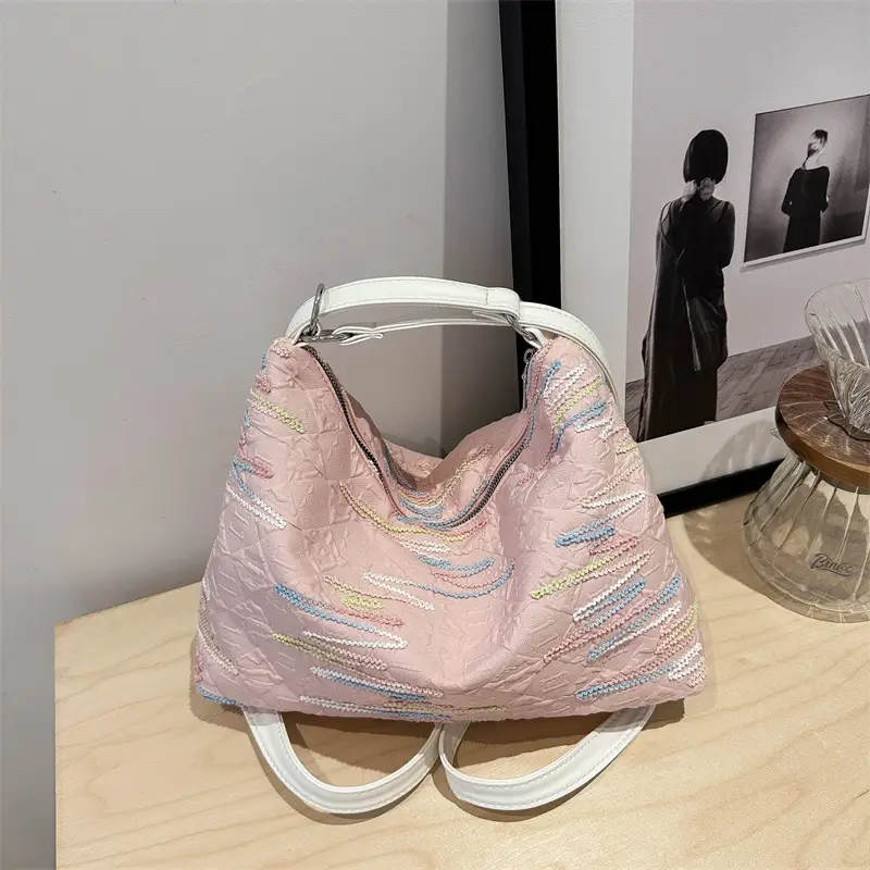 Women Crossbody Bag Nylon Cloth White 2026 - Image 5