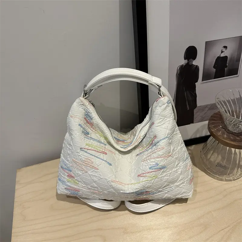 Women Crossbody Bag Nylon Cloth White 2026 - Image 6