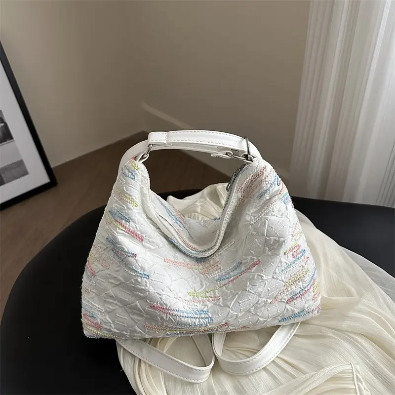 Women Crossbody Bag Nylon Cloth White 2026 - Image 2