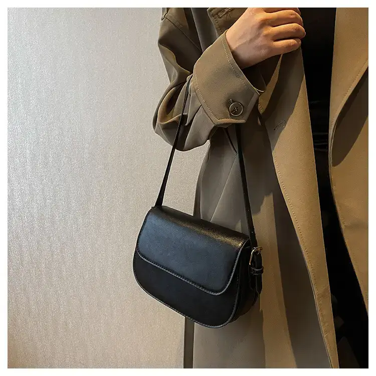 Korean Style PU Leather Messenger Bag for Women — feature 19
