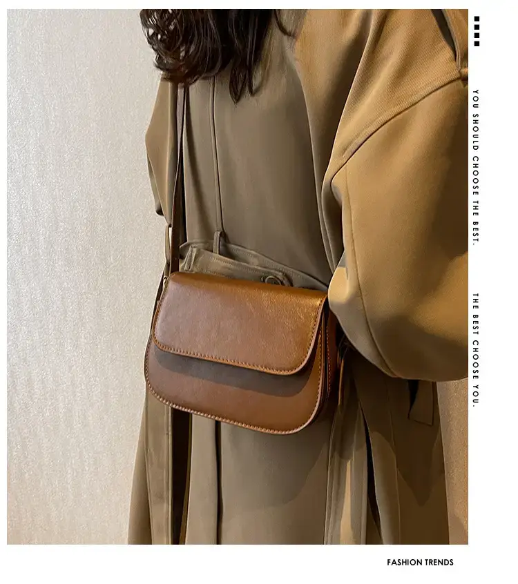 Korean Style PU Leather Messenger Bag for Women — feature 2