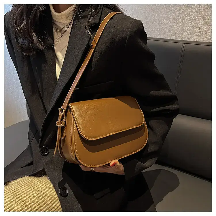 Korean Style PU Leather Messenger Bag for Women — feature 20