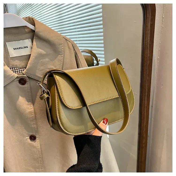 Korean Style PU Leather Messenger Bag for Women — feature 25