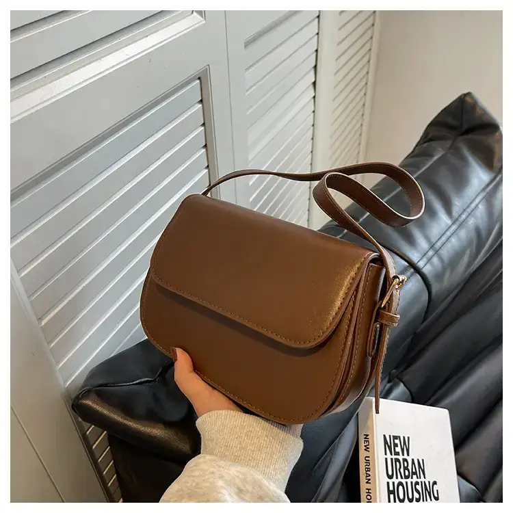 Korean Style PU Leather Messenger Bag for Women — feature 28
