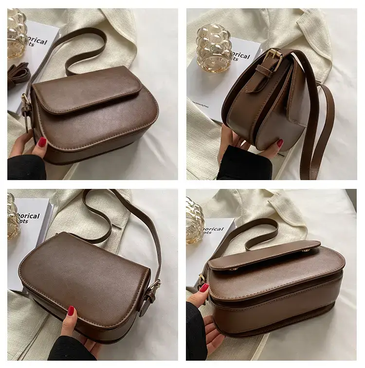 Korean Style PU Leather Messenger Bag for Women — feature 9