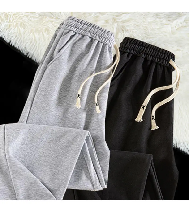 Retro Straight Sports Pants Unisex All-match Couple Casual Spring Autumn New Arrival — feature 7
