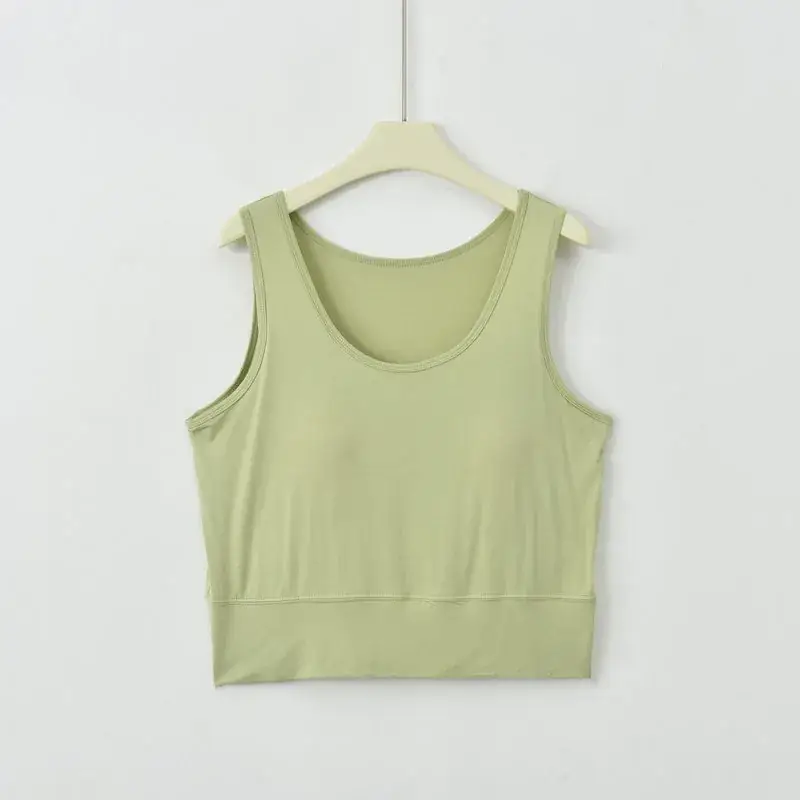 Light Green U-Back Sports Bra for Women - Image 10