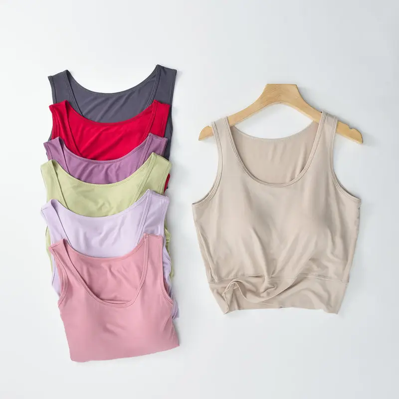 Light Green U-Back Sports Bra for Women — feature 12