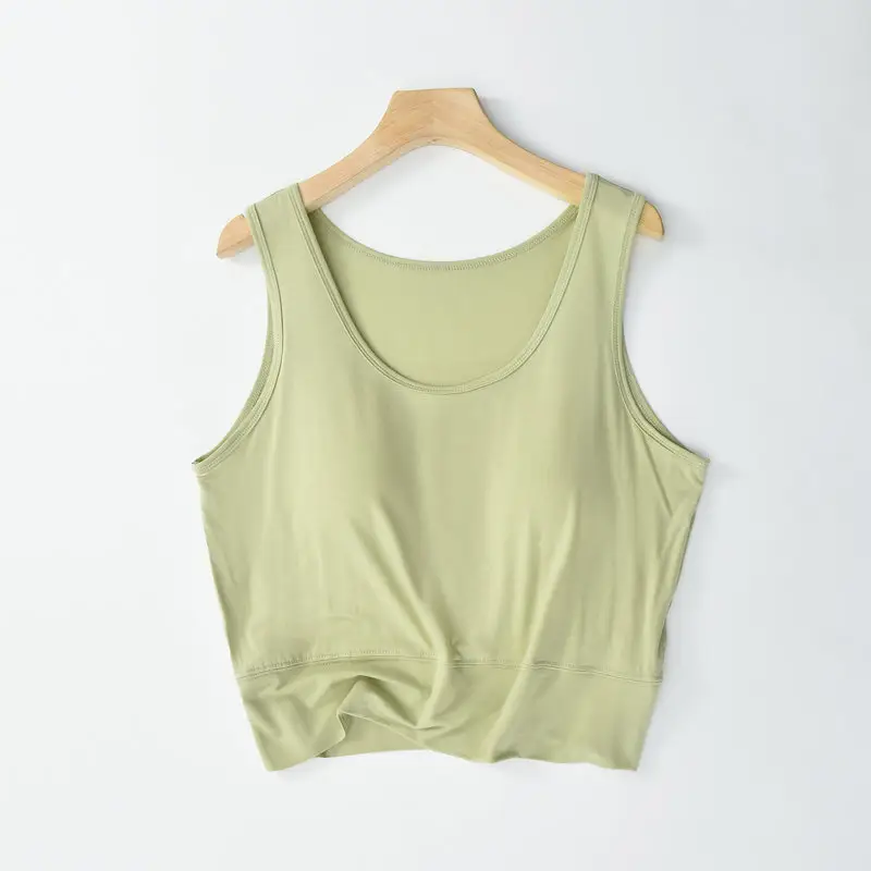 Light Green U-Back Sports Bra for Women — feature 14