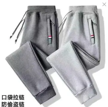 2024 Winter Pocket Zipper Leg Pants for Boys Fleece Warm - Image 12