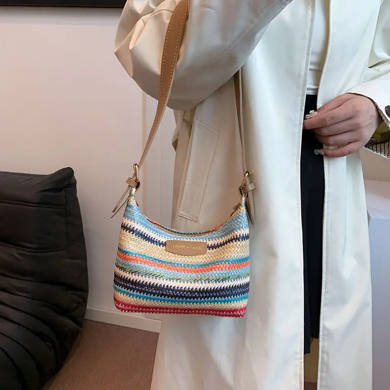 Women's Straw Woven Shoulder Crossbody Bag 2024 - Image 4