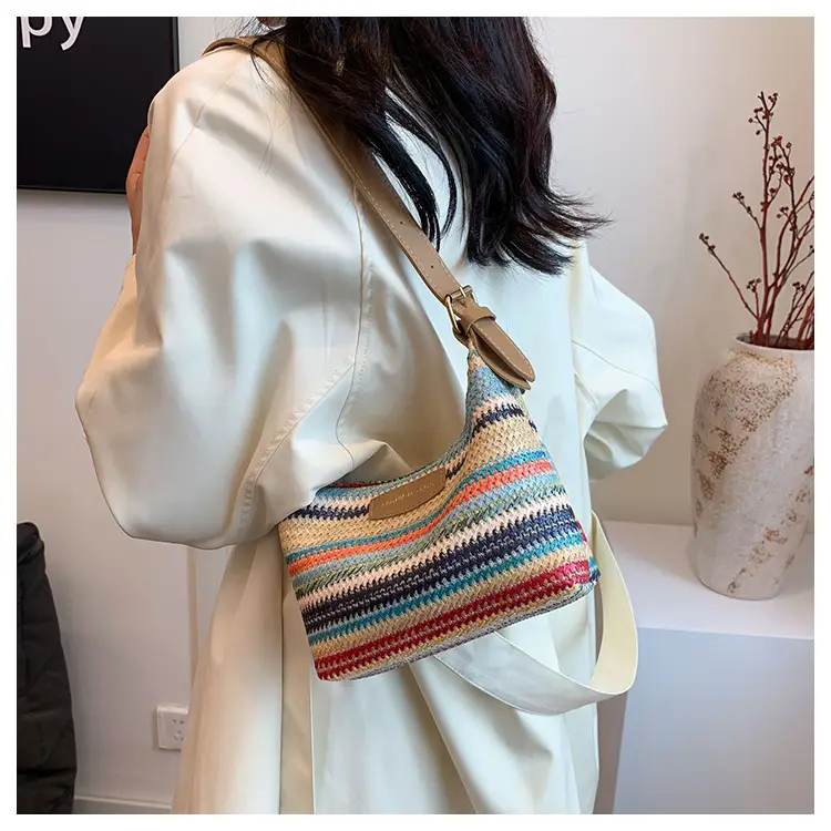 Women's Straw Woven Shoulder Crossbody Bag 2024 — feature 14