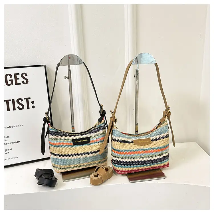 Women's Straw Woven Shoulder Crossbody Bag 2024 — feature 17