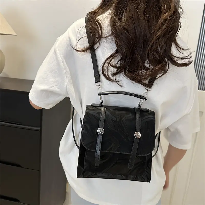 2024 Korean Style Women's Shoulder Bag with Marble Design - Image 8
