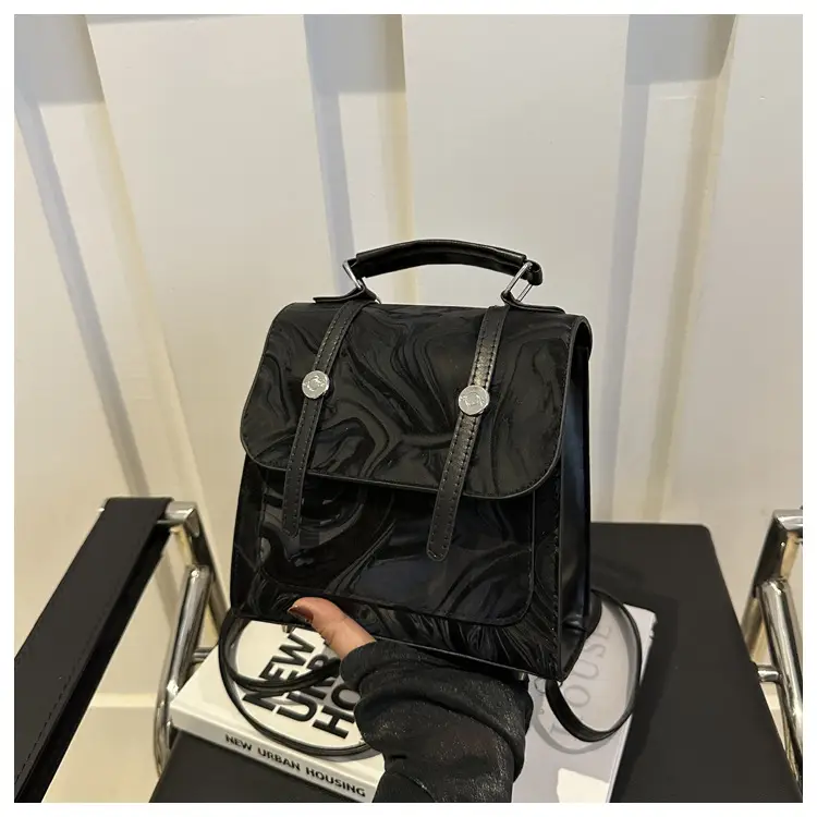 2024 Korean Style Women's Shoulder Bag with Marble Design — feature 10