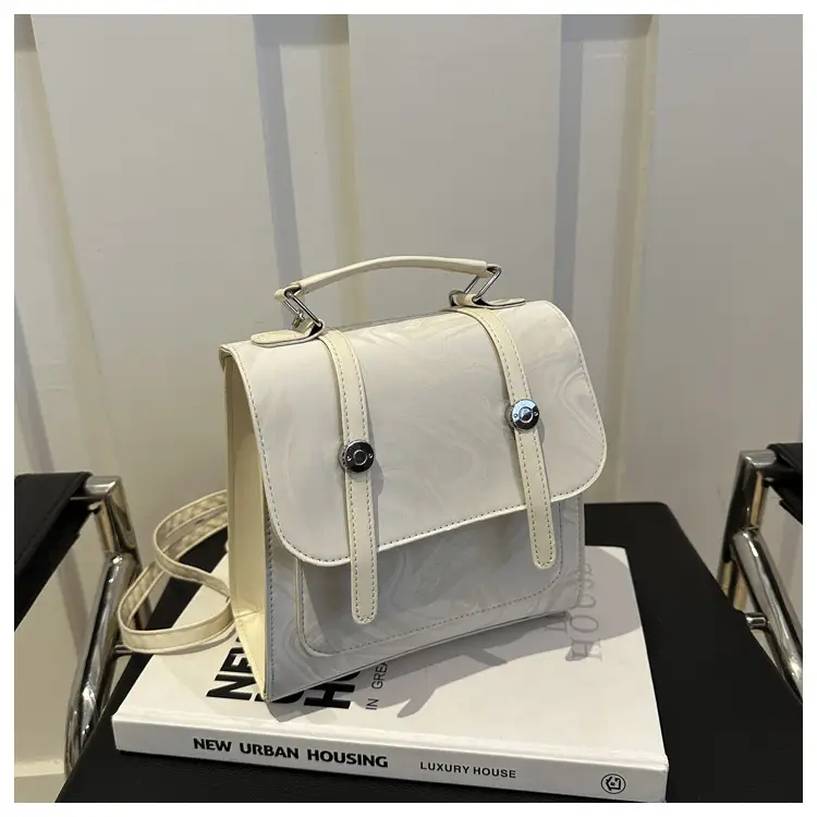 2024 Korean Style Women's Shoulder Bag with Marble Design — feature 13