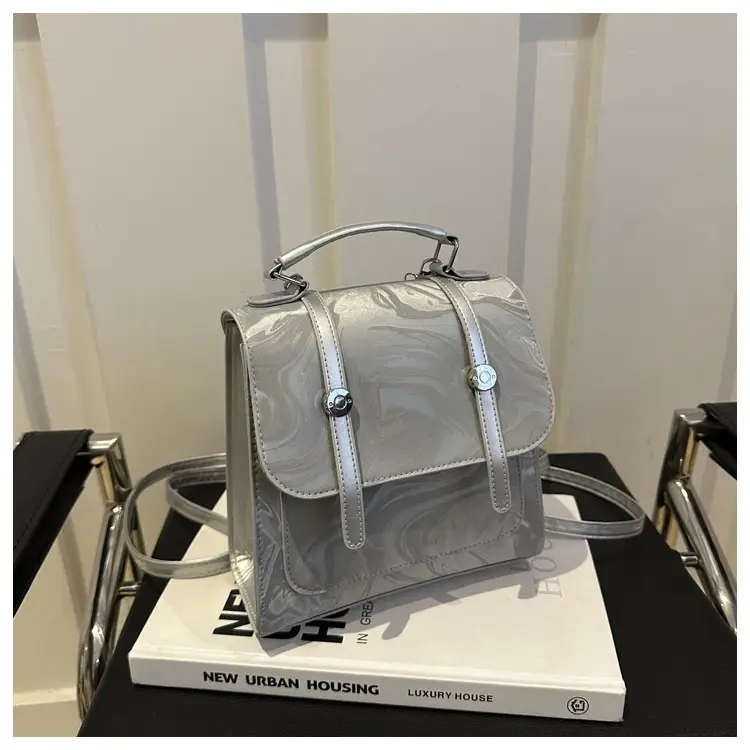 2024 Korean Style Women's Shoulder Bag with Marble Design — feature 15