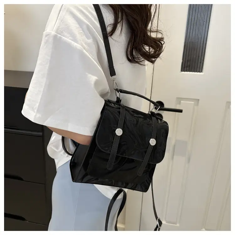 2024 Korean Style Women's Shoulder Bag with Marble Design — feature 24
