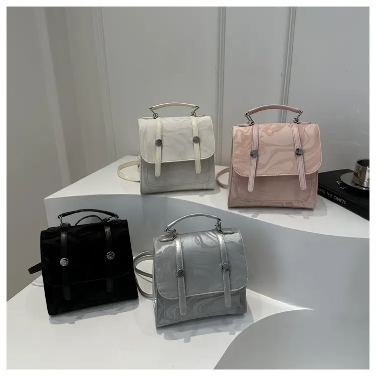 2024 Korean Style Women's Shoulder Bag with Marble Design — feature 25
