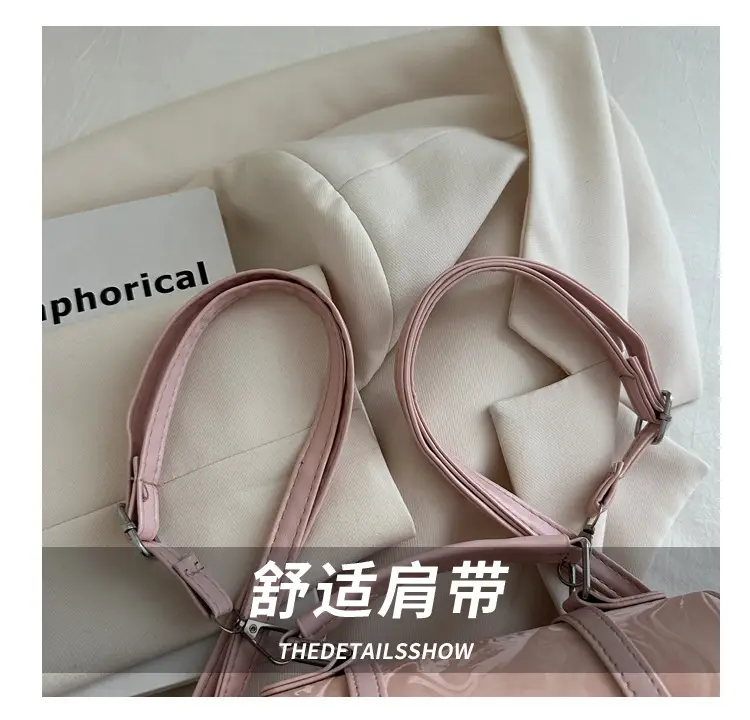 2024 Korean Style Women's Shoulder Bag with Marble Design — feature 5