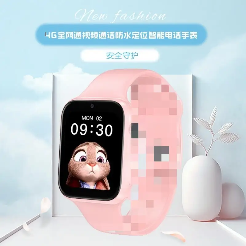 4g Cross-Border E-Commerce Multi-Language Children's Positioning Smart Phone Watch with Video Call, High-Definition Large Screen, Foreign Trade Version