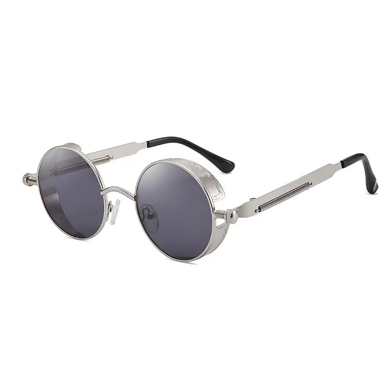 Black Cross-Mirror Street Sunglasses for Men Women - Image 11
