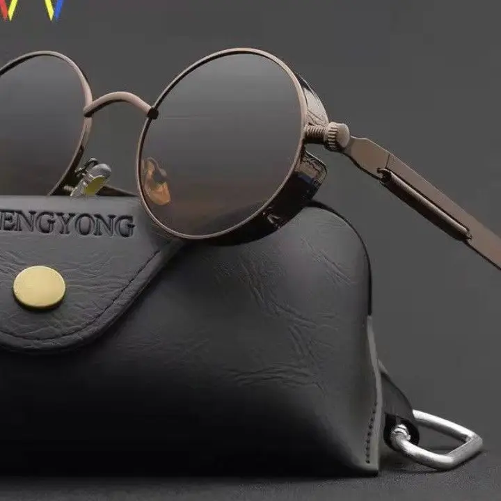 Black Cross-Mirror Street Sunglasses for Men Women - Image 12