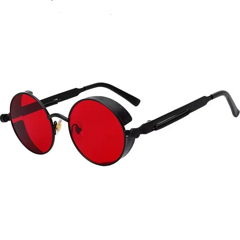 Black Cross-Mirror Street Sunglasses for Men Women - Image 13