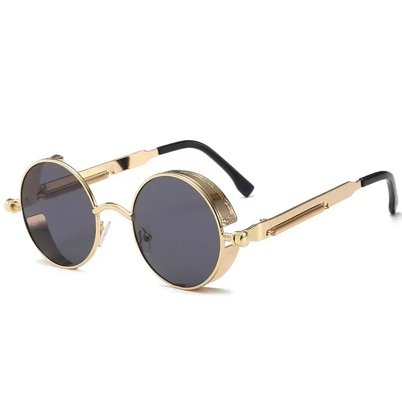 Black Cross-Mirror Street Sunglasses for Men Women