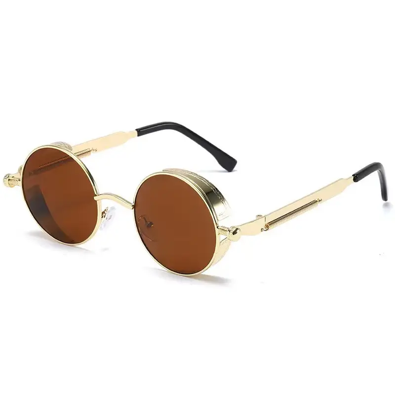 Black Cross-Mirror Street Sunglasses for Men Women - Image 2