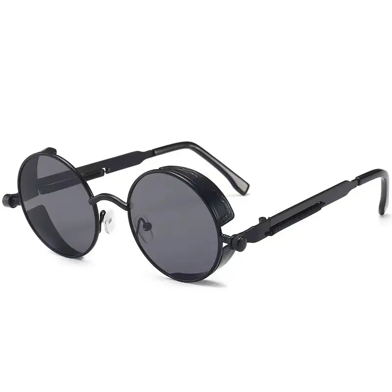 Black Cross-Mirror Street Sunglasses for Men Women - Image 3