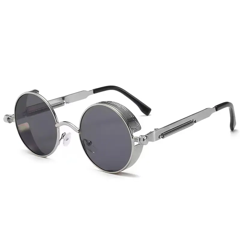 Black Cross-Mirror Street Sunglasses for Men Women - Image 5