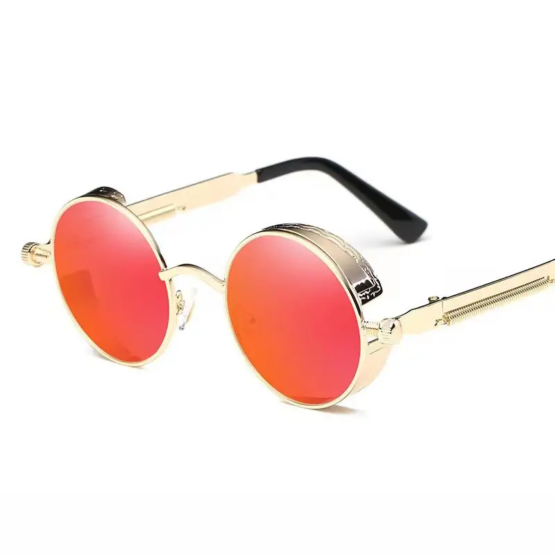 Black Cross-Mirror Street Sunglasses for Men Women - Image 8
